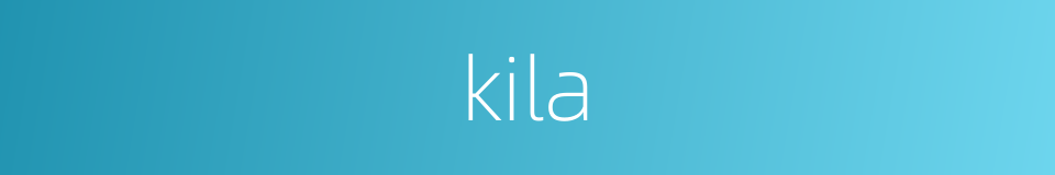 kila的同义词