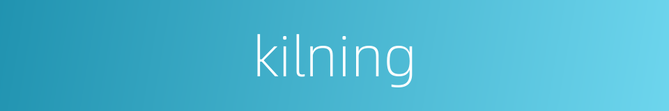 kilning的同义词
