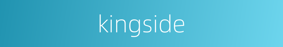 kingside的同义词