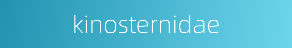 kinosternidae的同义词