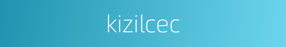 kizilcec的同义词