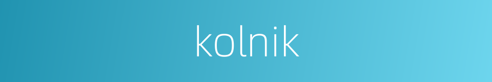 kolnik的同义词
