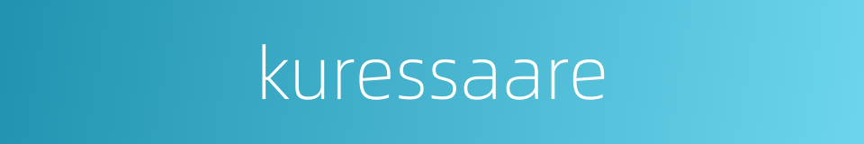 kuressaare的同义词