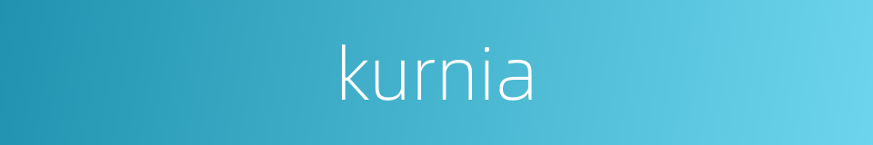 kurnia的意思