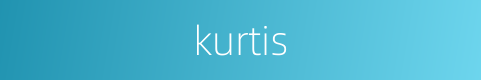 kurtis的同义词