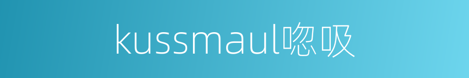 kussmaul唿吸的同義詞