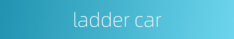 ladder car的同义词