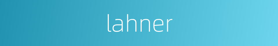 lahner的同义词