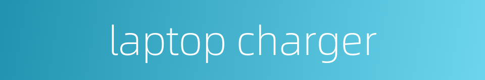 laptop charger的同义词