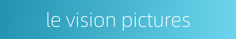 le vision pictures的同义词