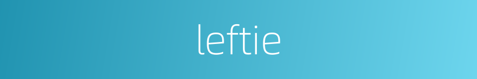 leftie的同义词