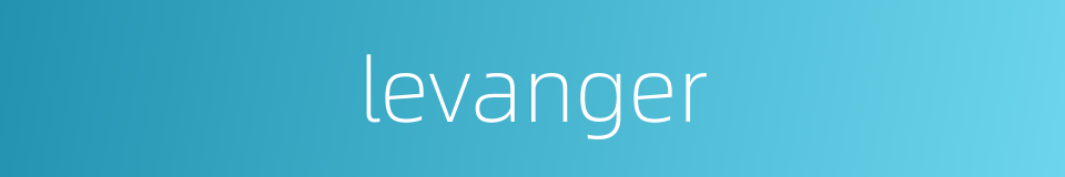 levanger的同义词