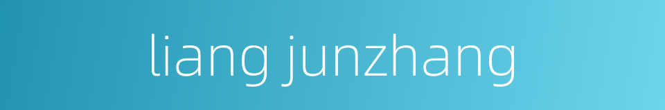 liang junzhang的同义词
