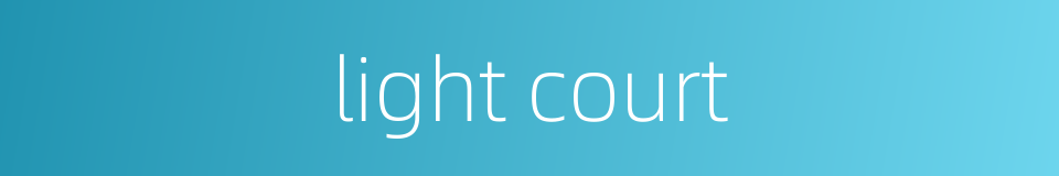 light court的同义词