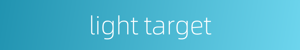 light target的同义词
