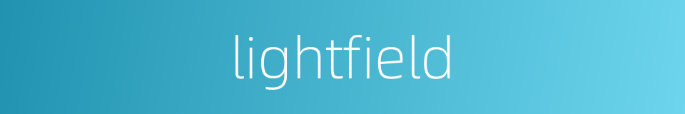 lightfield的同义词