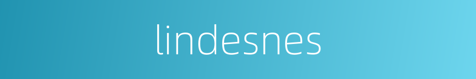 lindesnes的同义词