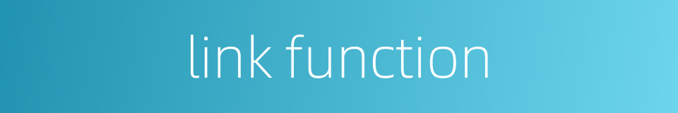 link function的同义词