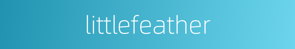 littlefeather的同义词