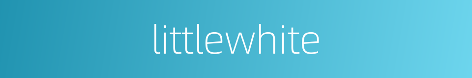littlewhite的同义词