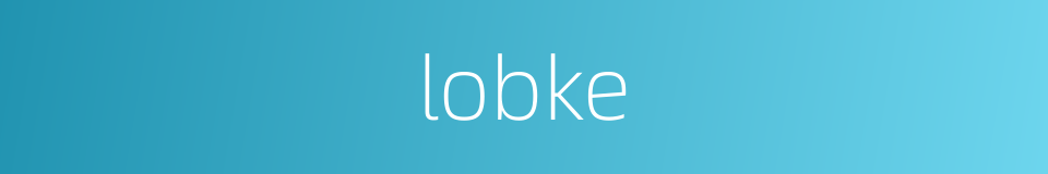 lobke的同义词