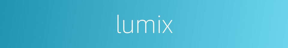 lumix的同义词