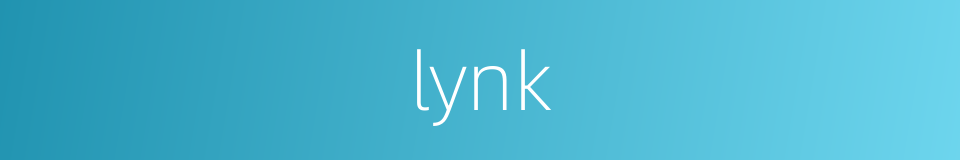 lynk的同义词