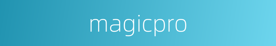 magicpro的同义词