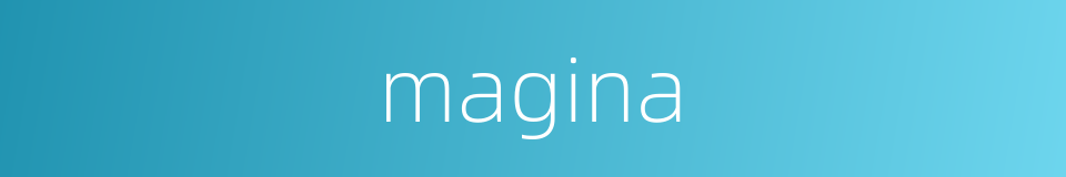 magina的同义词