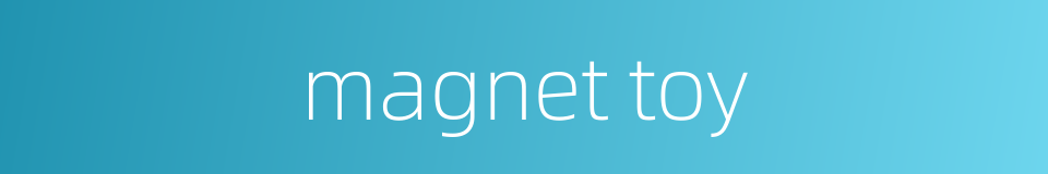 magnet toy的同义词