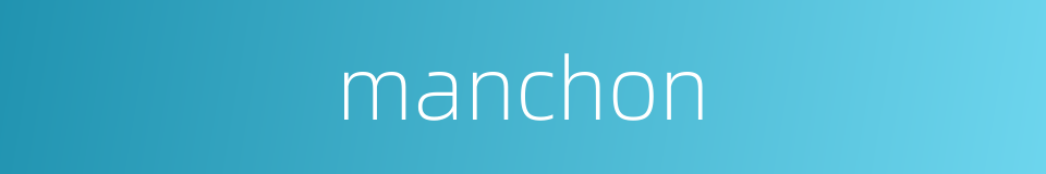 manchon的同义词