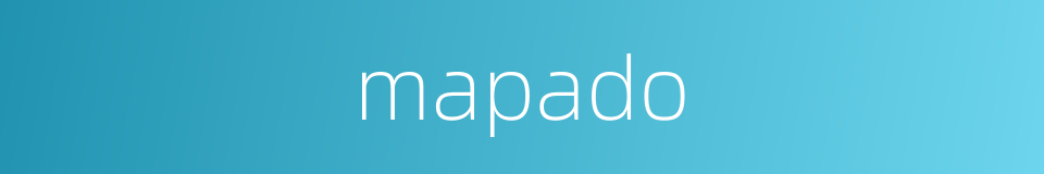 mapado的同义词