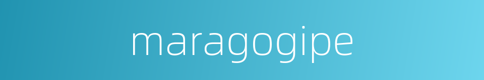 maragogipe的同义词