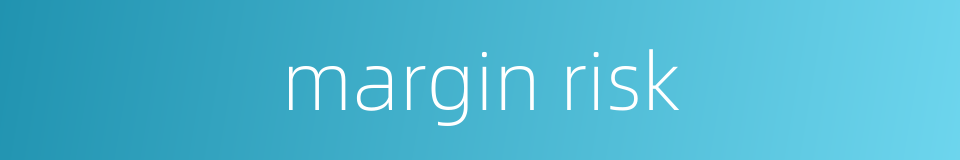 margin risk的同义词
