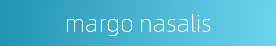 margo nasalis的同义词
