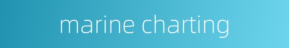 marine charting的同义词