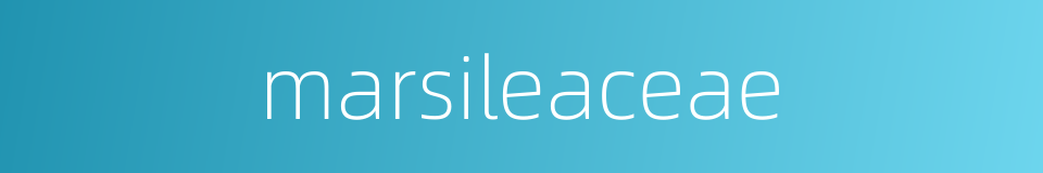 marsileaceae的同义词