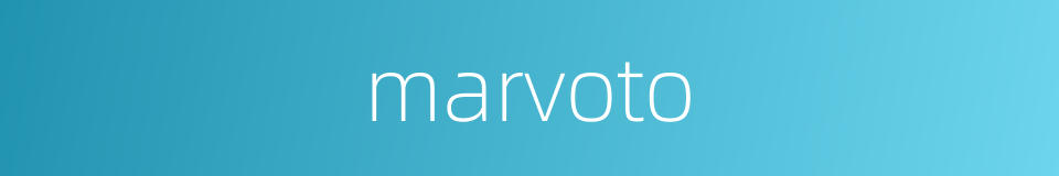 marvoto的同义词