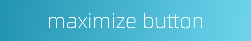 maximize button的同义词