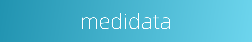 medidata的同义词