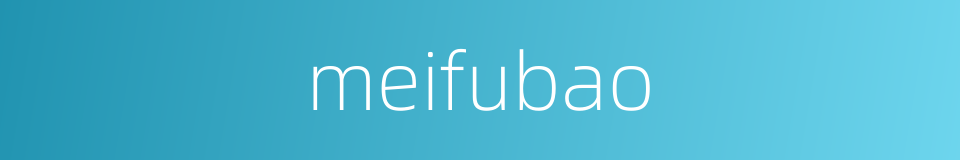 meifubao的同义词