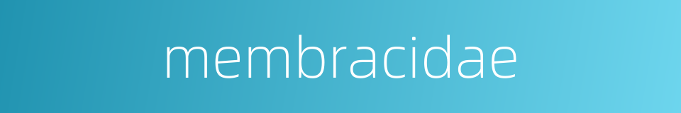 membracidae的同义词