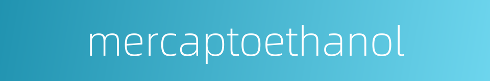mercaptoethanol的同义词