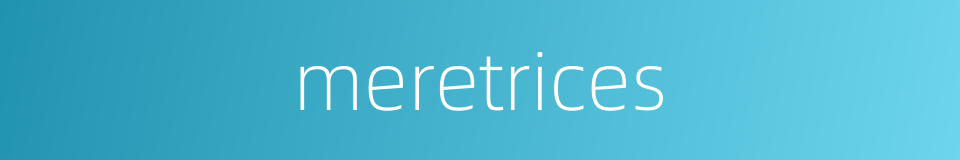meretrices的同义词