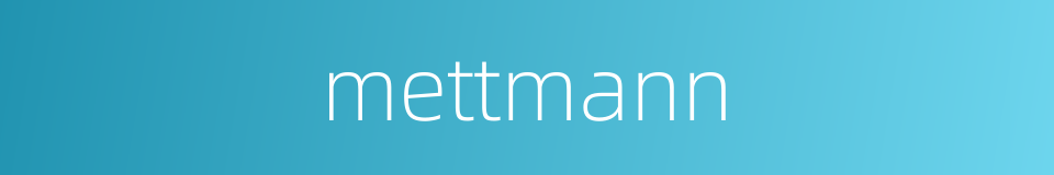 mettmann的同义词