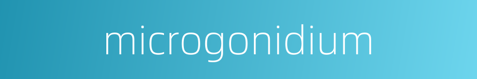 microgonidium的同义词