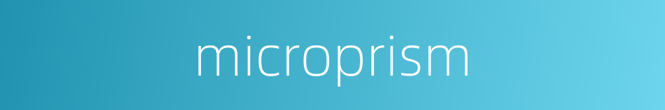 microprism的同义词
