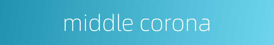 middle corona的同义词