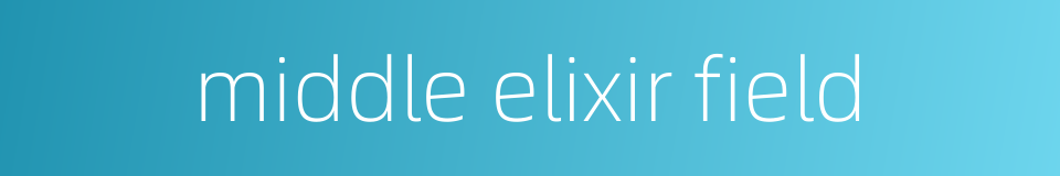 middle elixir field的同义词