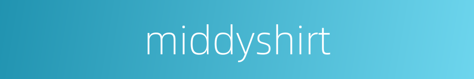 middyshirt的同义词